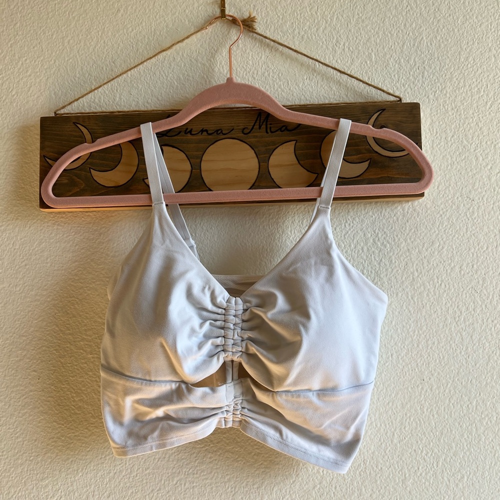 White Strappy Cutout Top - Picture 3 of 5